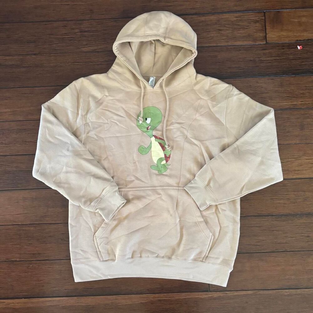 Unbranded Women's Tan and Cream Hoodie